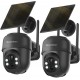 Septekon 2K Solar Security Cameras Wireless Outdoor 2 Pack, 360°PTZ Battery Powered Outdoor Camera, 2.4G WiFi Camera with Spotlight Color Night Vision, Motion Sensor Alarm, IP66, Black B40 2Pack Septekon 2K Solar Security Cameras Wireless Outdoor 2 Pack, 360°PTZ Battery Powered Outdoor Camera, 2.4G WiFi Camera with Spotlight Color Night Vision, Motion Sensor Alarm, IP66, Black B40 2Pack