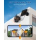 Septekon 2K Solar Security Cameras Wireless Outdoor 2 Pack, 360°PTZ Battery Powered Outdoor Camera, 2.4G WiFi Camera with Spotlight Color Night Vision, Motion Sensor Alarm, IP66, Black B40 Septekon 2K Solar Security Cameras Wireless Outdoor 2 Pack, 360°PTZ Battery Powered Outdoor Camera, 2.4G WiFi Camera with Spotlight Color Night Vision, Motion Sensor Alarm, IP66, Black B40