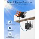 Septekon 2K Solar Security Cameras Wireless Outdoor 2 Pack, 360°PTZ Battery Powered Outdoor Camera, 2.4G WiFi Camera with Spotlight Color Night Vision, Motion Sensor Alarm, IP66, Black B40 Septekon 2K Solar Security Cameras Wireless Outdoor 2 Pack, 360°PTZ Battery Powered Outdoor Camera, 2.4G WiFi Camera with Spotlight Color Night Vision, Motion Sensor Alarm, IP66, Black B40