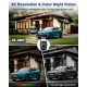 Septekon 2K Solar Security Cameras Wireless Outdoor 2 Pack, 360°PTZ Battery Powered Outdoor Camera, 2.4G WiFi Camera with Spotlight Color Night Vision, Motion Sensor Alarm, IP66, Black B40 Septekon 2K Solar Security Cameras Wireless Outdoor 2 Pack, 360°PTZ Battery Powered Outdoor Camera, 2.4G WiFi Camera with Spotlight Color Night Vision, Motion Sensor Alarm, IP66, Black B40