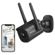 Septekon Outdoor Security Camera, 2K Cameras for Home Security, Dual Antenna 2.4G WiFi Camera with Night Vision, AI Motion Detection, 2-Way Audio, IP66 Waterproof, Black Septekon Outdoor Security Camera, 2K Cameras for Home Security, Dual Antenna 2.4G WiFi Camera with Night Vision, AI Motion Detection, 2-Way Audio, IP66 Waterproof, Black